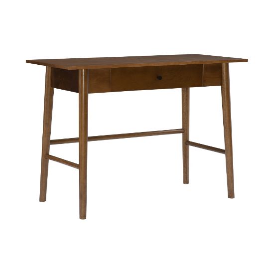 Picture of Linon Liberty 42inW Home Office Computer Desk, Walnut