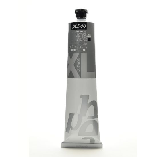 Picture of Pebeo Studio XL Oil Paint, 200 mL, Neutral Gray, Pack Of 2