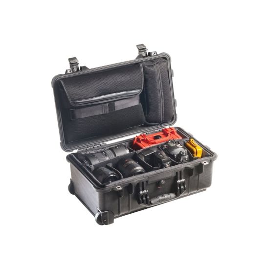 Picture of Pelican 1510SC - Hard case for digital photo camera with lenses - polycarbonate, ultra high-impact copolymer - black