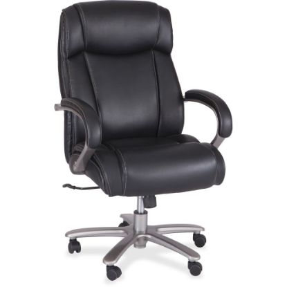 Picture of Safco Big & Tall Bonded Leather High-Back Chair, Black