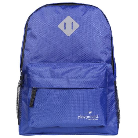 Picture of Playground Hometime Backpacks, Royal Blue, Pack Of 12 Backpacks