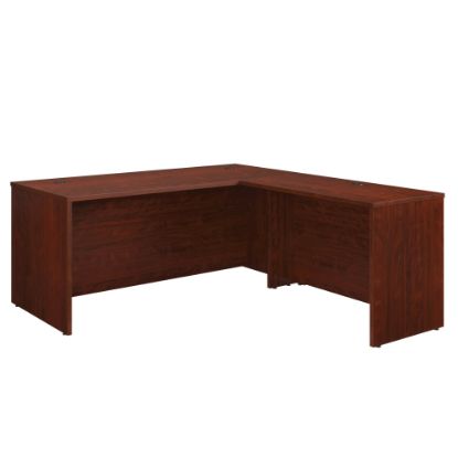 Picture of Sauder Affirm 72inW x 30inD Executive Computer Desk With 42in Return, Classic Cherry