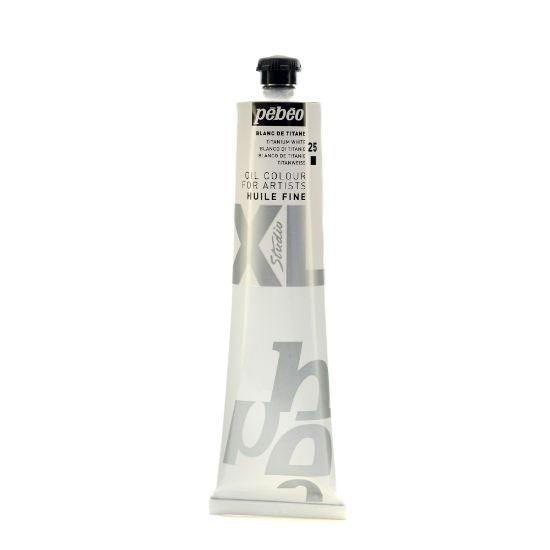 Picture of Pebeo Studio XL Oil Paint, 200 mL, Titanium White, Pack Of 2