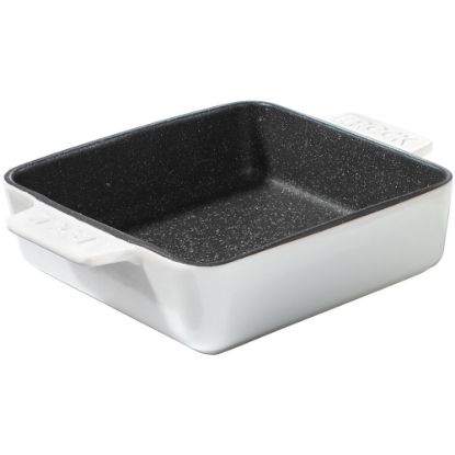 Picture of Starfrit The Rock 9x9in Ceramic Ovenware - Dishwasher Safe - Oven Safe - White - Ceramic