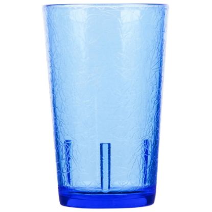 Picture of Cambro Del Mar Styrene Tumblers, 8 Oz, Sapphire Blue, Pack Of 36 Tumblers