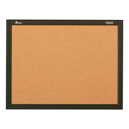 Picture of SKILCRAFT Cork Bulletin Board, 36in x 48in, Aluminum Frame With Black Finish (AbilityOne 7195 01 651 1285)