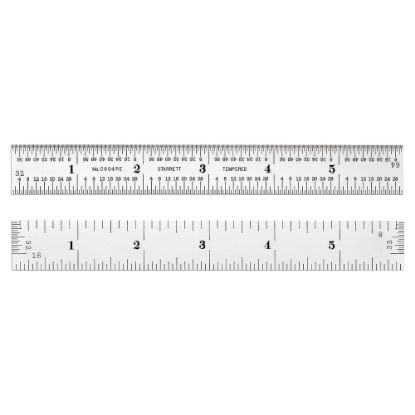 Picture of Steel Rules, 6 in, Spring-Tempered Steel