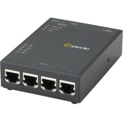 Picture of Perle IOLAN SDS4 P 4-Port Secure Device Server RJ45 Connector POE - 1 x RJ-45 10/100Base-TX Network, 4 x RJ-45 Serial