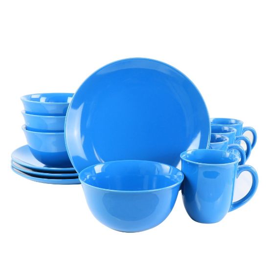 Picture of Gibson Home Mercer 12-Piece Dinnerware Set, Blue