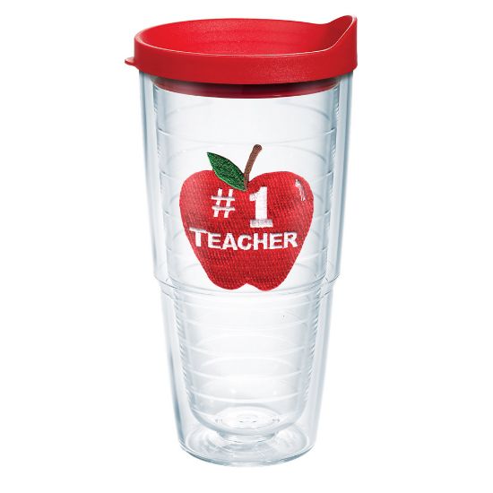 Picture of Tervis Tumbler With Lid, 24 Oz, No. 1 Teacher