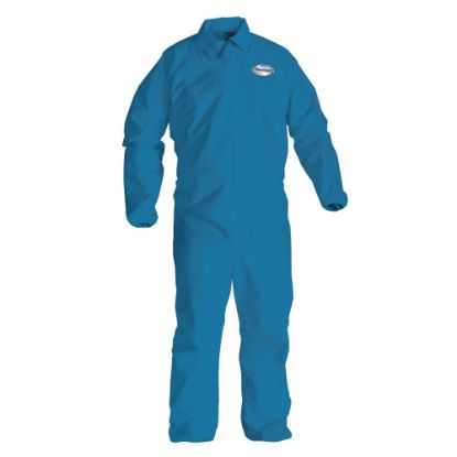 Picture of Kimberly-Clark Professional KleenGuard A20 Microforce Particle Protection Coveralls, Large, Denim Blue, Pack Of 24 Coveralls