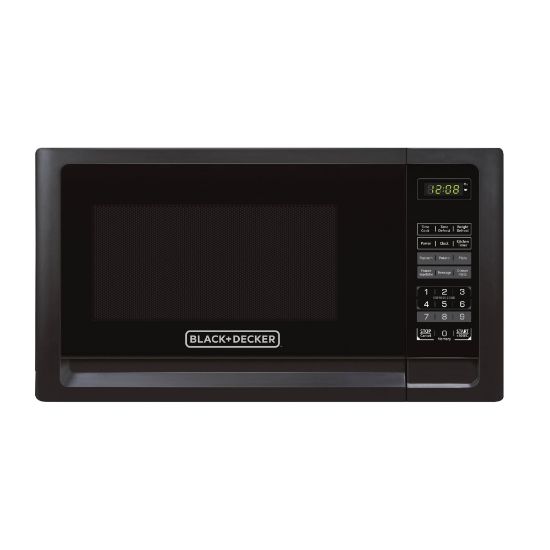 Picture of Black+Decker EM031MFO-X1 1.1 Cu Ft Microwave, Black