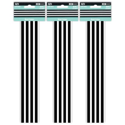 Picture of Creative Teaching Press EZ Borders, Black Stripes, 48' Per Pack, Set Of 3 Packs