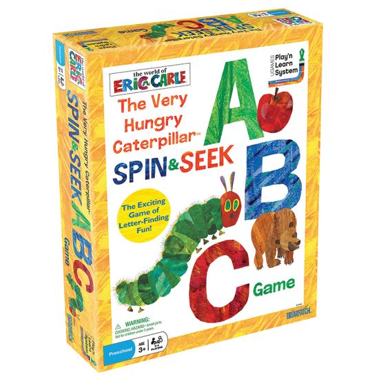 Picture of University Games Briarpatch The Very Hungry Caterpillar Spin & Seek ABC Game, Pre-K