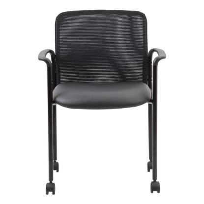 Picture of Boss Office Products Mesh Mid-Back Guest Chair, Black