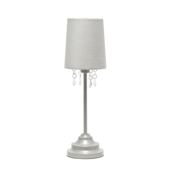 Picture of Simple Designs Table Lamp, 16-5/8inH, Gray