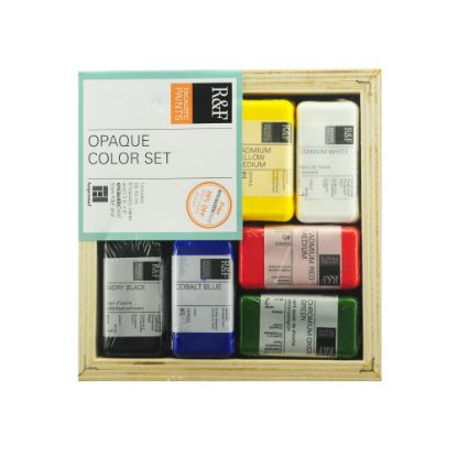 Picture of R & F Handmade Paints Encaustic Set, Opaque Paint, Assorted Colors