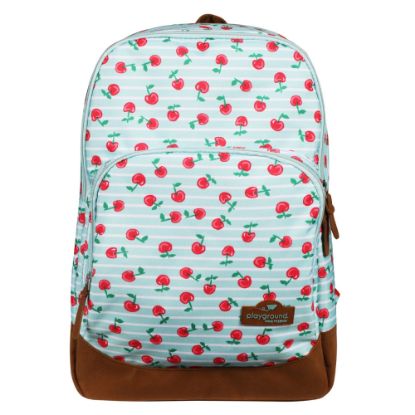 Picture of Playground Smooth Backpack, Teal/Cherries