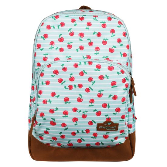 Picture of Playground Smooth Backpack, Teal/Cherries