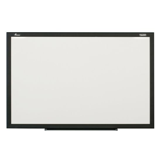 Picture of SKILCRAFT Magnetic Dry-Erase Whiteboard, 24in x 36in, Aluminum Frame With Black Finish (AbilityOne 7110 01 651 1286)