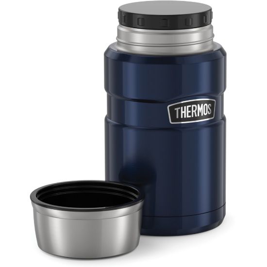 Picture of Thermos Stainless King Food Jar 24Oz - Food Storage, Serving - Dishwasher Safe - Midnight Blue