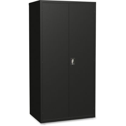 Picture of Lorell Fortress Series Steel Storage Cabinet 5-Shelf Adjustable, 24inD, Black