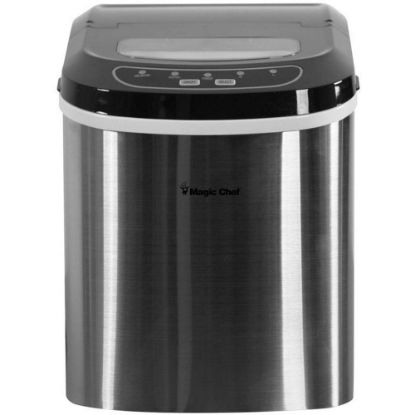 Picture of Magic Chef 27 Lb Portable Countertop Ice Maker, Stainless Steel