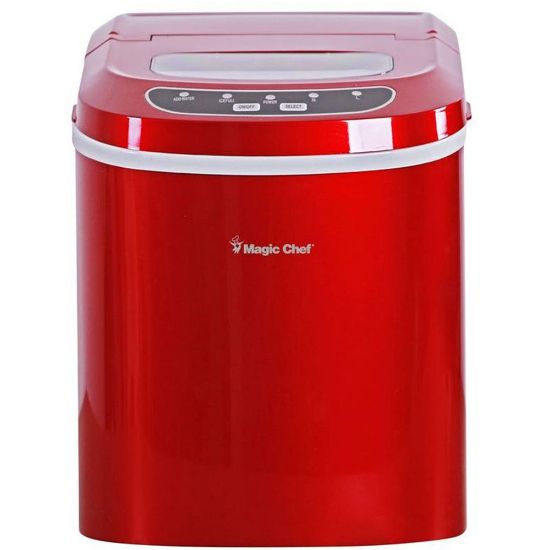 Picture of Magic Chef 27 Lb Portable Countertop Ice Maker, Red