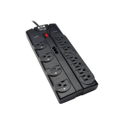 Picture of Eaton Tripp Lite Series Surge Protector 12 Outlet 120V RJ11 8ft Cord 2160 Joule - Surge protector - 15 A - AC 120 V - output connectors: 12