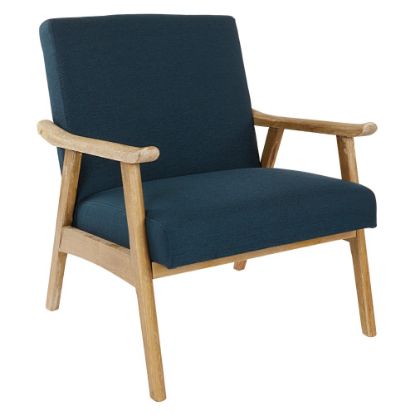 Picture of Ave Six Work Smart Weldon Chair, Klein Azure/Light Brown