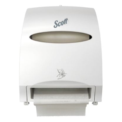 Picture of Scott Essential Electronic Hard Roll Paper Towel Dispenser, White