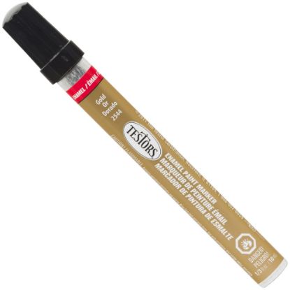 Picture of Testors Enamel Markers, 5-5/8in, Gold, Pack Of 12 Markers