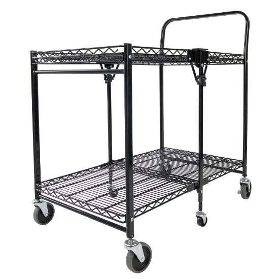 Picture of Bostitch Large Stow-Away Folding Cart, 39in x 23-1/2in x 37-1/2in, Black