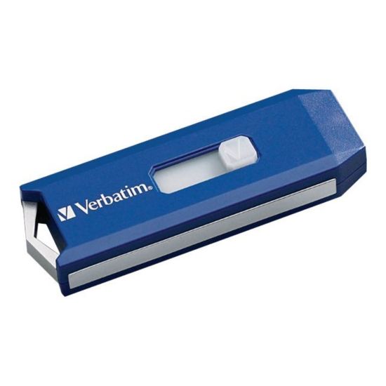 Picture of Verbatim 32GB Store "n Go PRO USB Flash Drive with Encryption - 32 GB - USB 2.0 - 30 MB/s Read Speed - 12 MB/s Write Speed - Blue - Lifetime Warranty