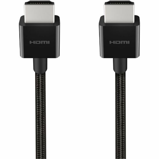 Picture of Belkin 8K Ultra High Speed HDMI 2.1 Braided Cable - 3.30 ft HDMI A/V Cable for Audio/Video Device, PlayStation 5, Xbox Series X, MacBook, Notebook, Media Player, DVD Player, Cable Box, Gaming Console, Apple TV