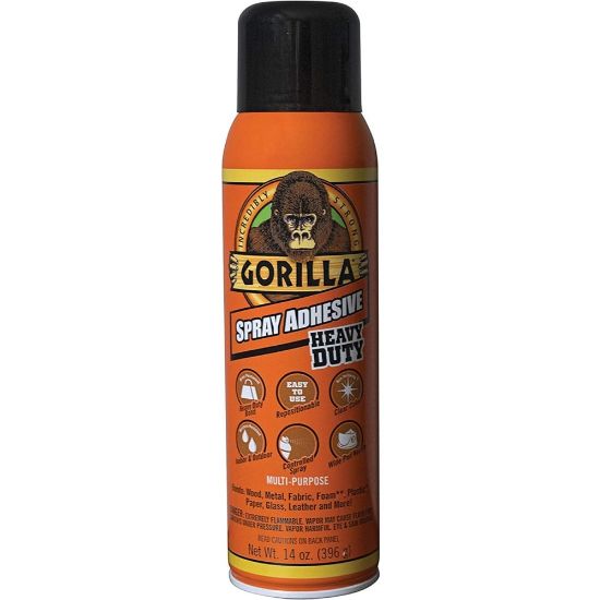 Picture of Gorilla Glue Gorilla Spray Adhesive, 14 Oz, Clear