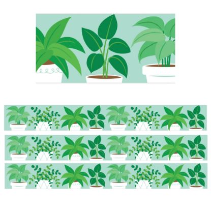 Picture of Creative Teaching Press EZ Borders, Potted Plants, 48' Per Pack, Set Of 3 Packs