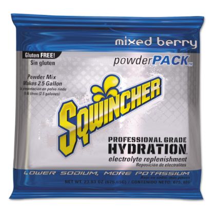 Picture of Sqwincher Powder Packs, Mixed Berry, 23.83 Oz, Case Of 32