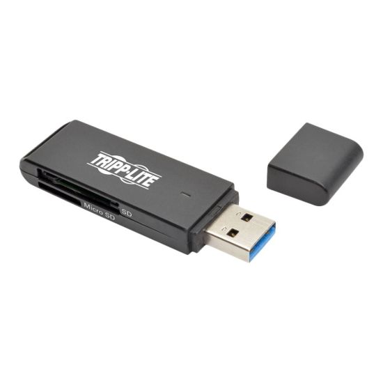 Picture of Tripp Lite USB 3.0 SuperSpeed SD/Micro SD Memory Card Media Reader