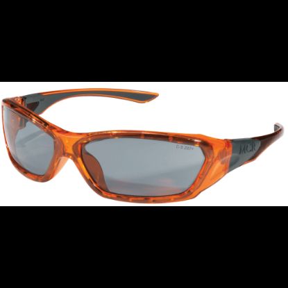 Picture of ForceFlex Protective Eyewear, Silver Mirror Lens, Duramass HC, Orange Frame