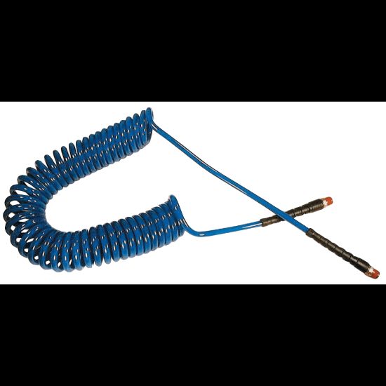 Picture of Flexcoil Polyurethane Self-Storing Air Hoses, 1.08 lb @ 1 ft, 3/8 in O.D.