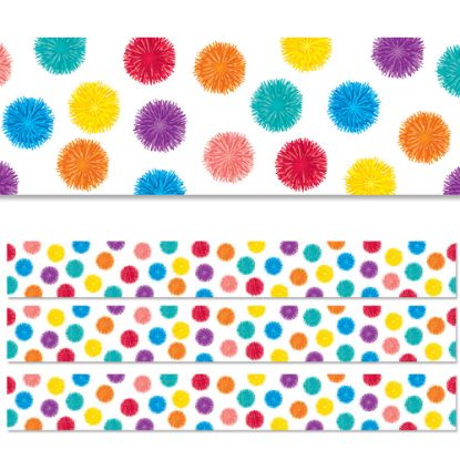 Picture of Creative Teaching Press EZ Borders, Pom Dots, 48' Per Pack, Set Of 3 Packs