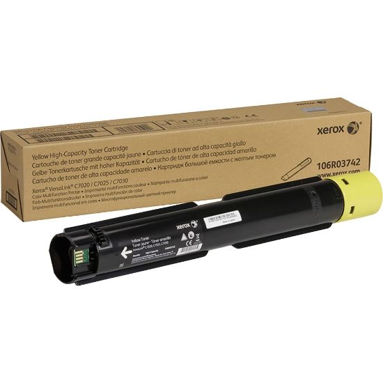 Picture of Xerox Original Standard Yield Laser Toner Cartridge - Yellow - 1 Each - 9800