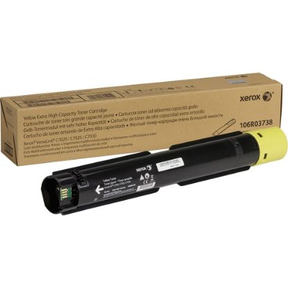 Picture of Xerox 106R037 Yellow High Yield Toner Cartridge