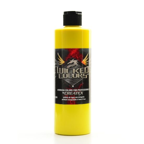 Picture of Createx Wicked Colors Airbrush Paint, 16 Oz, Yellow