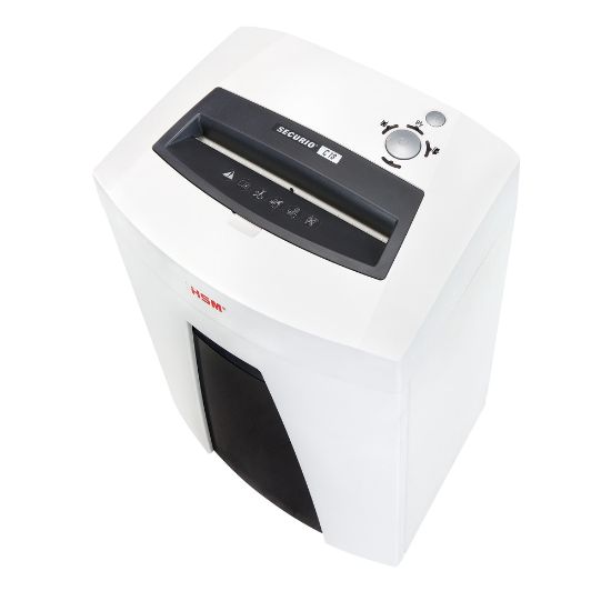 Picture of Securio by HSM C18cL4 9-Sheet Micro-Cut Shredder, White