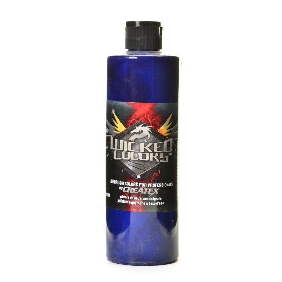 Picture of Createx Wicked Colors Airbrush Paint, 16 Oz, Deep Blue