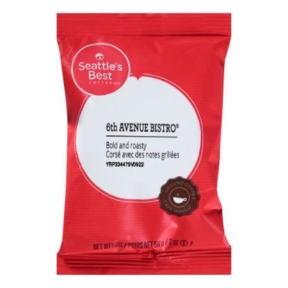 Picture of Seattles Best Coffee Single-Serve Coffee Packets, Level 4, Henrys Blend, Carton Of 18