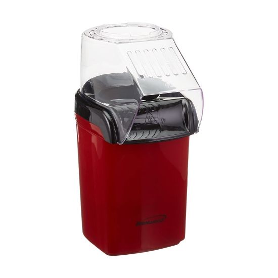 Picture of Brentwood Hot Air Popcorn Maker, 10-1/2inH x 7-1/2inW x 5inD, Red