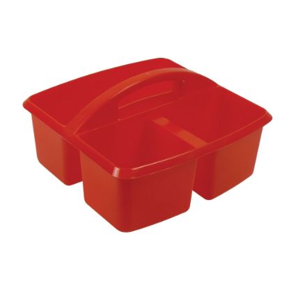 Picture of Romanoff Small Utility Caddies, 9 1/4inH x 9 1/4inW x 5 1/4inD, Red, Pack Of 6